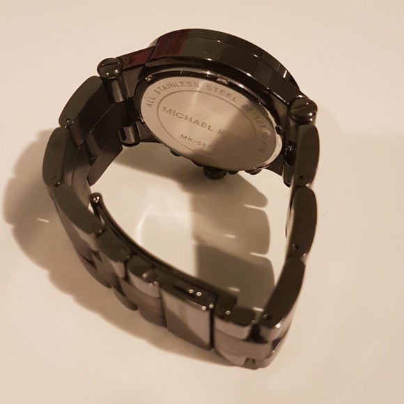 Michael Kors Dylan Crystal Gunmetal watch MK5579 - Picture 4 of 5